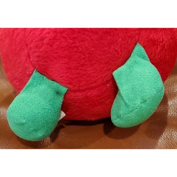 Vtg 1982 Del Monte Reddie Tomato 6 Inch Country Yumkin Stuffed Tomato Plush Toy - Picture 6 of 11
